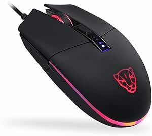 Motospeed V50 Mouse RGB Gamer com Macro, Preto