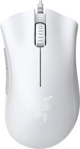 Mouse gamer Razer DeathAdder Essential, sensor óptico de 6400 DPI, Mercury White