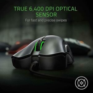 Mouse Gamer Razer DeathAdder Essential: Sensor Optico 6400 DPI